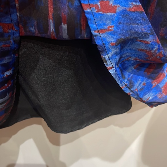 BB Dakota x Steve Madden Revolve Emily Long Sleeve Shift Dress Midnight Sky Blue - Picture 9 of 13